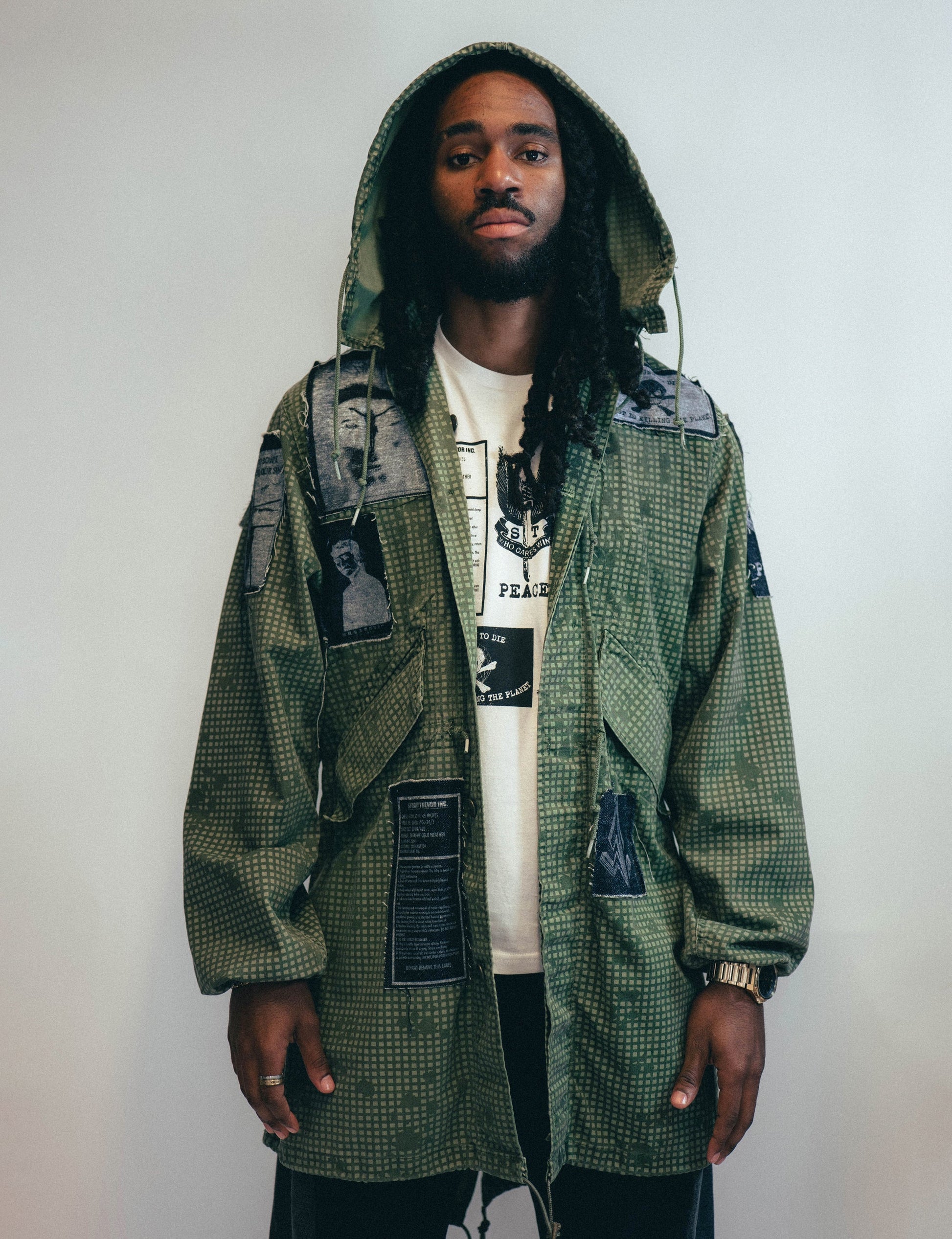 Night Vision Parka with Saint Patch