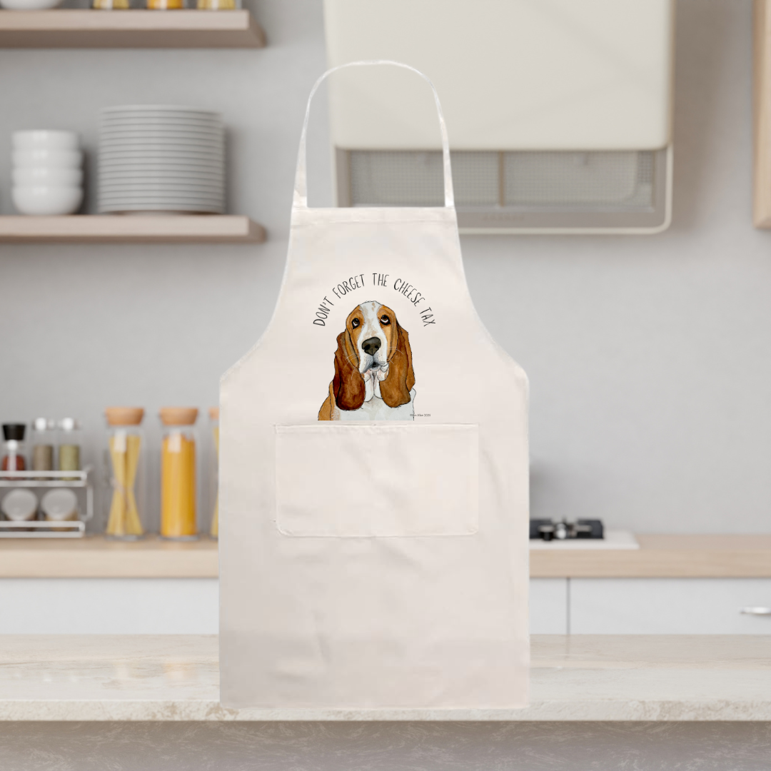 Basset Hound Cheese Tax Collector Apron