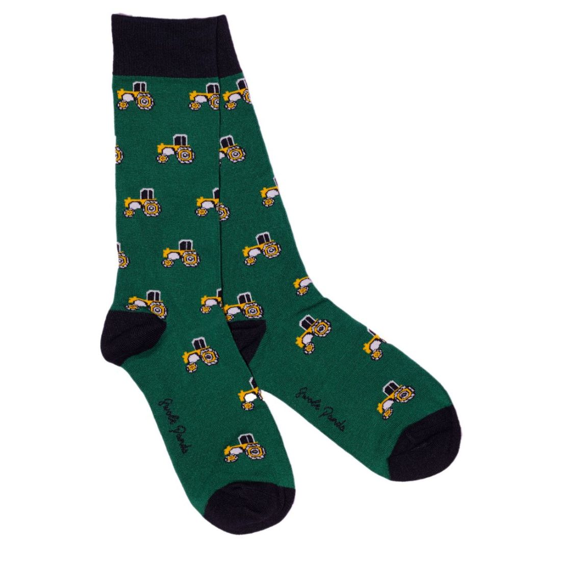 Tractor Bamboo Socks (Comfort Cuff)