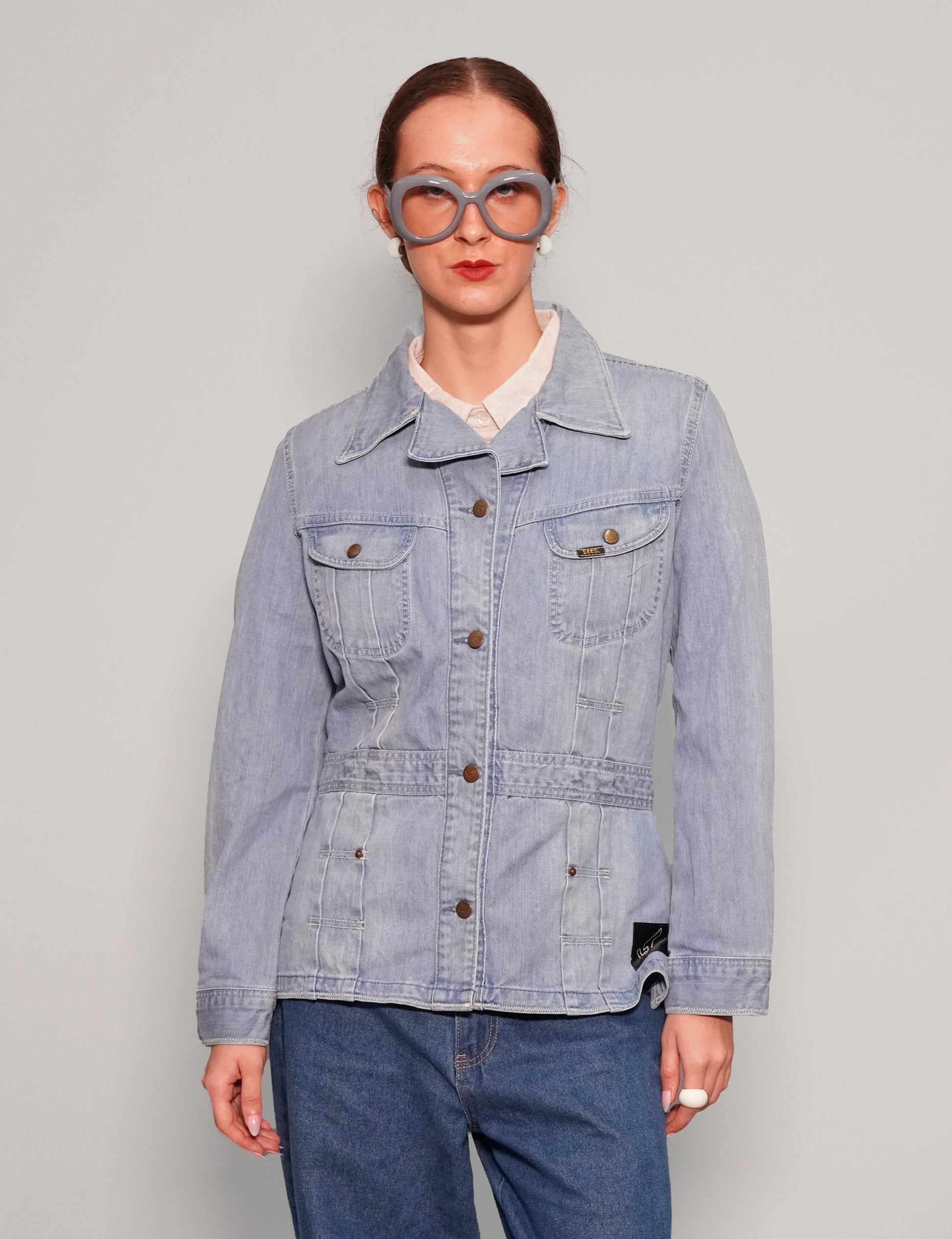 Vintage 70s Denim Jacket in Classic Blue