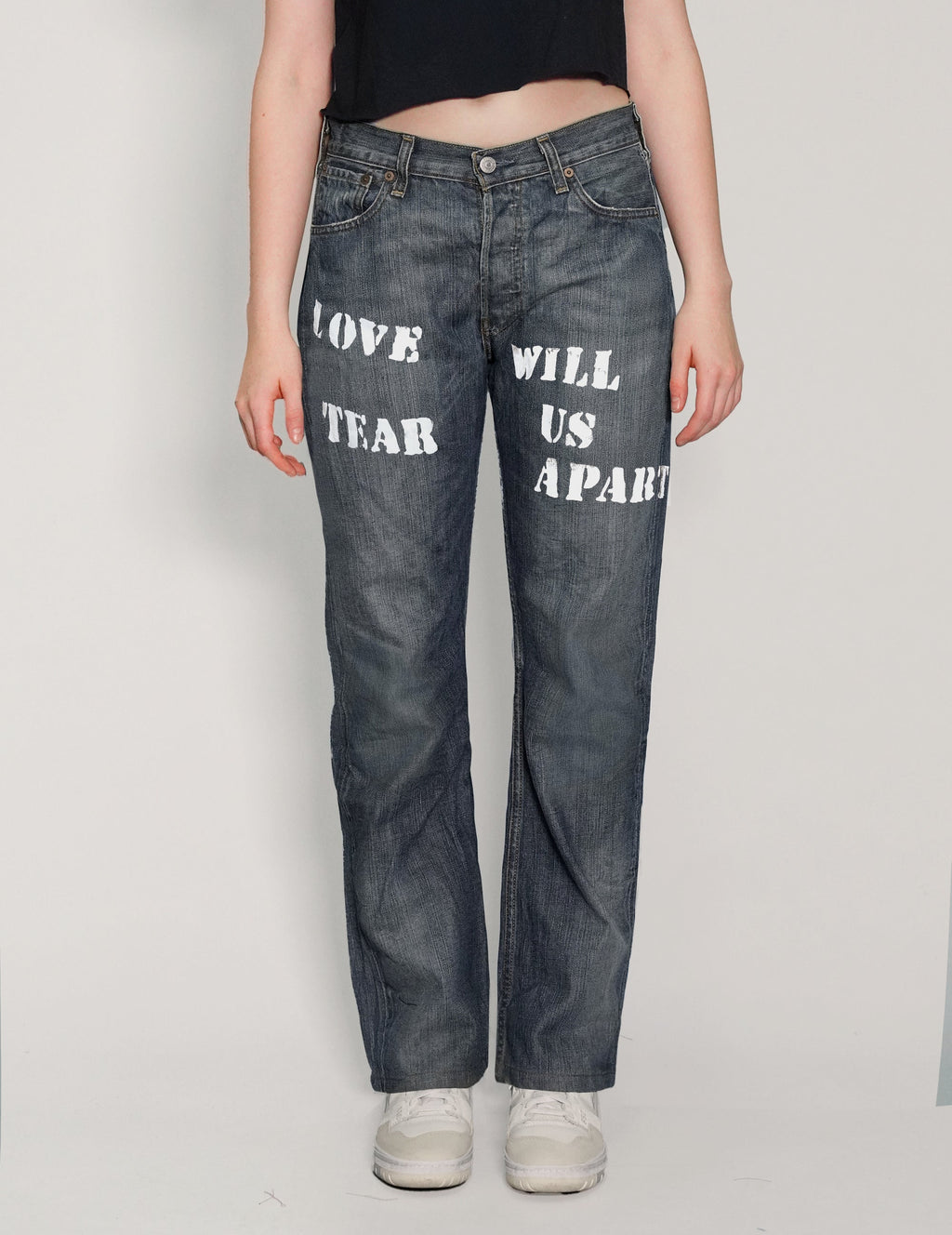 Love Will Tear Us Apart Vintage Indigo Jeans