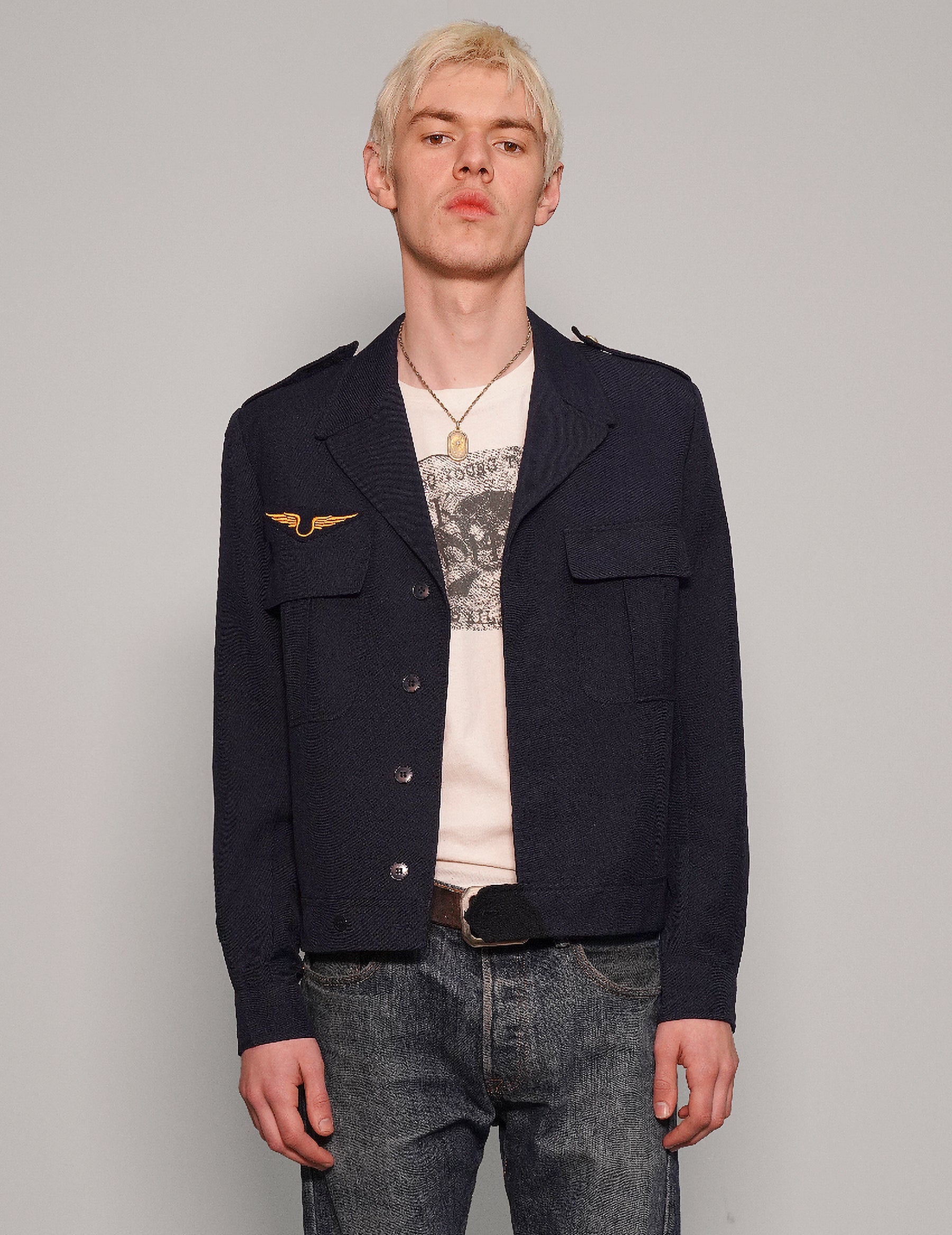 Vintage French Air Force Ike Jacket Circa 1950s