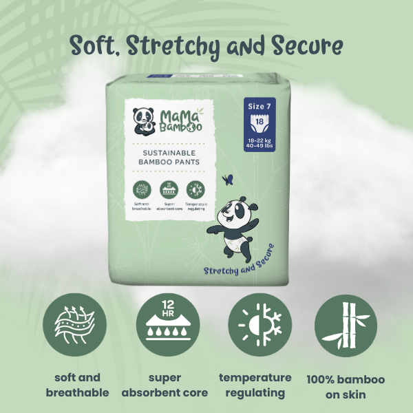 Sustainable Bamboo Pull-Up Nappy Pants