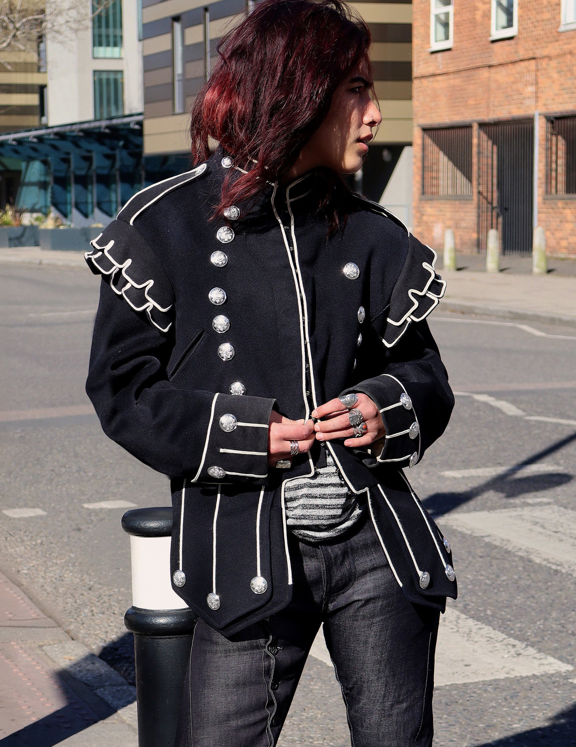 Vintage Highland Doublet Dress Scots Guards Pipers