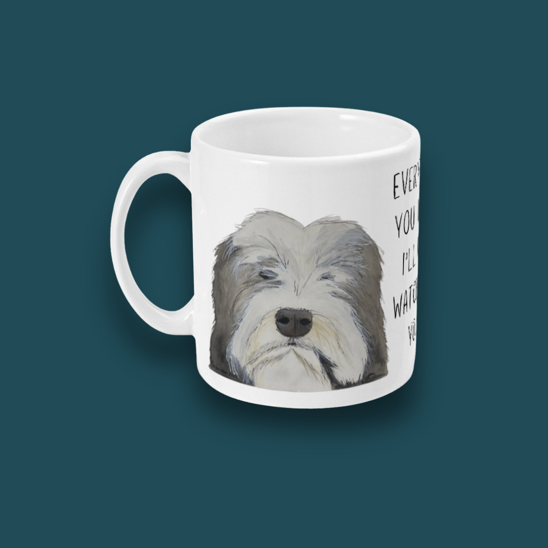 Bearded Collie Mug of Judgment