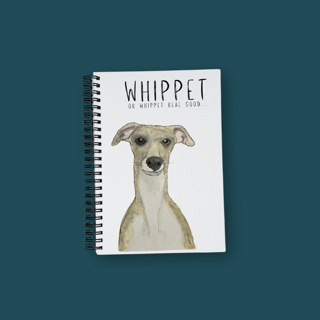 Whippet Real Good Notebook for Creative Zoomies