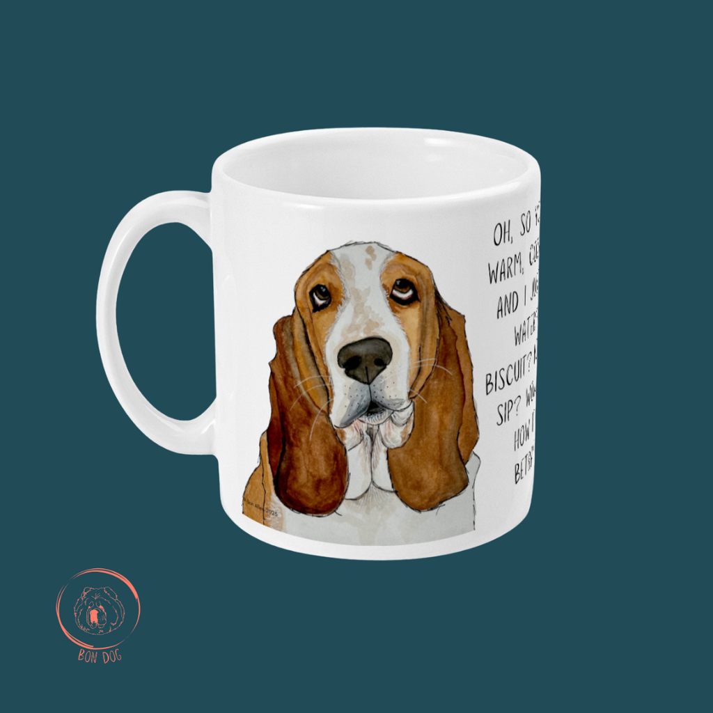Basset Hound Betrayal Mug Where's My Biscuit