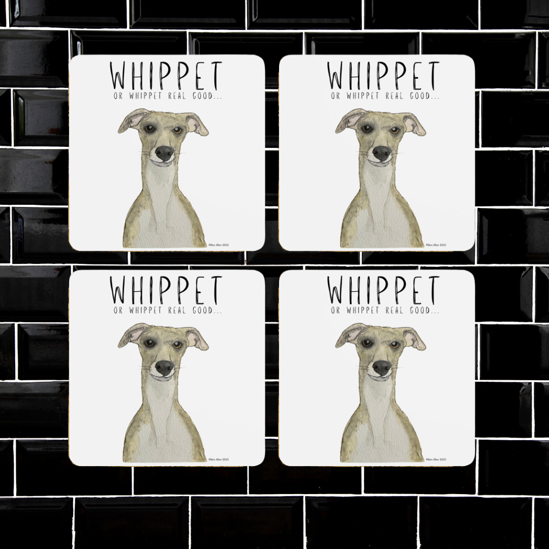 Whippet Coasters Set of 4