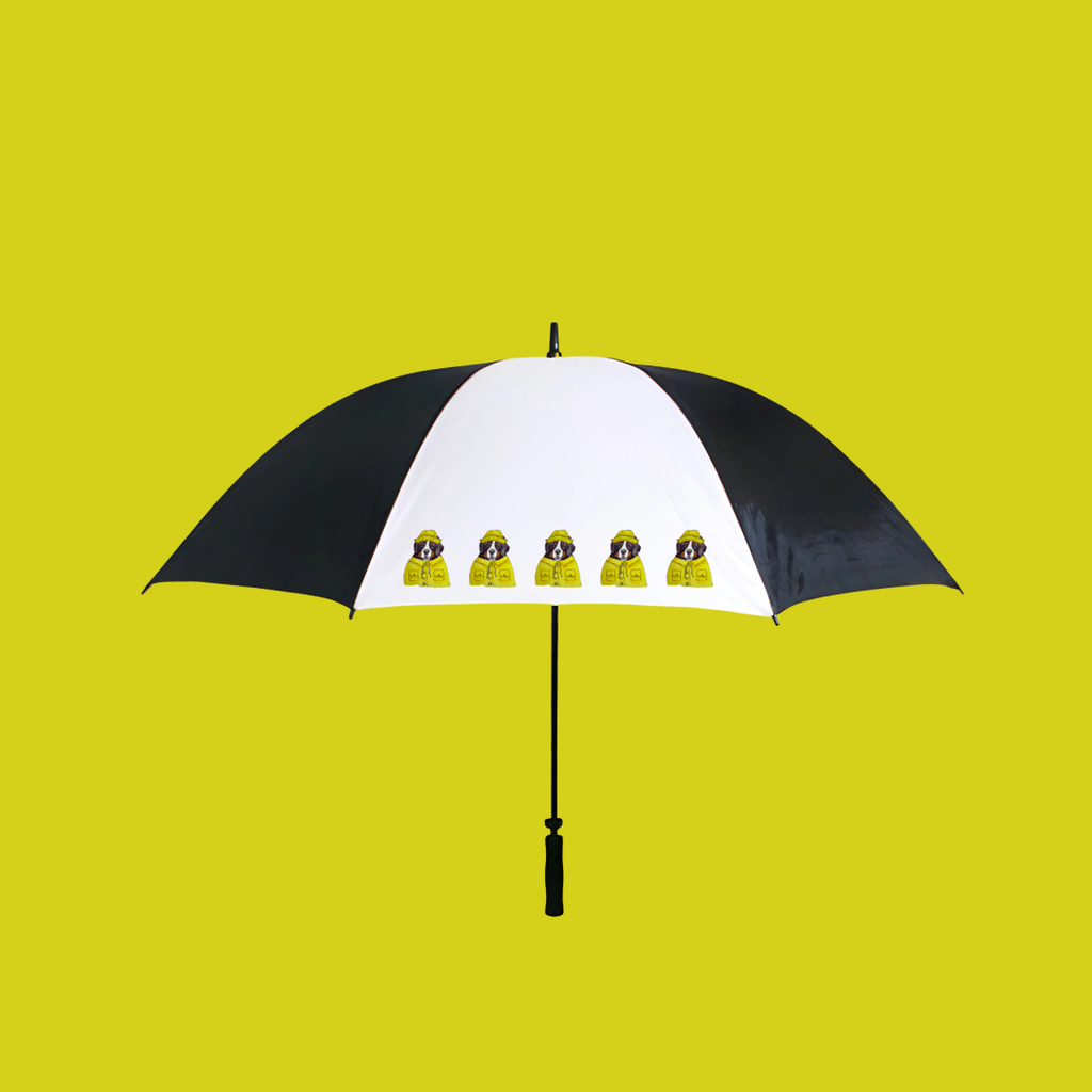 Bernese Mountain Dog Golf Umbrella 60 inch Protection