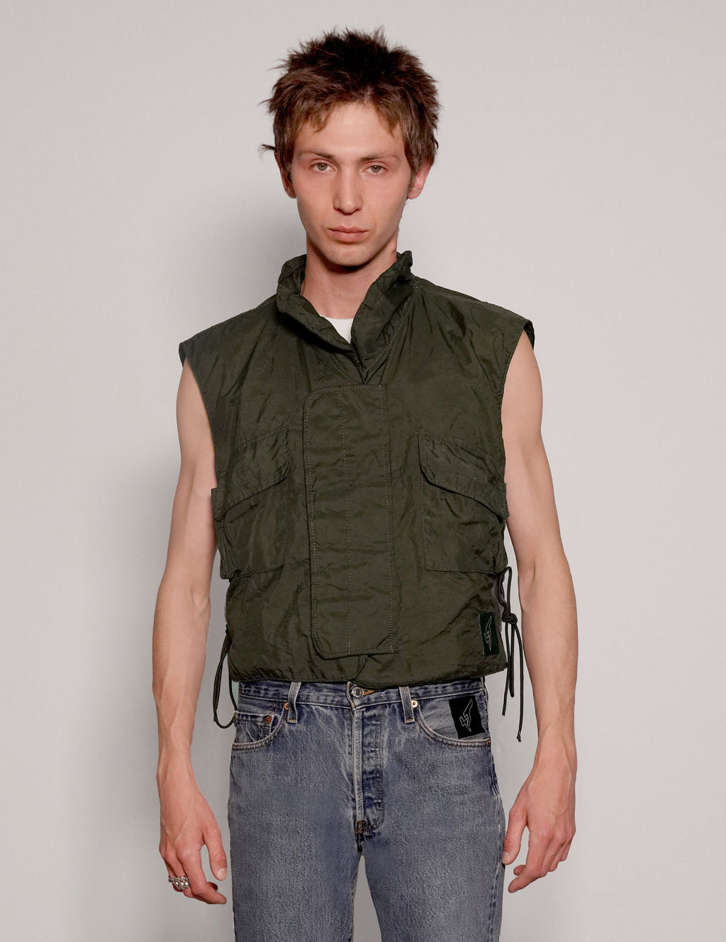 Vintage Khaki Flak Jacket