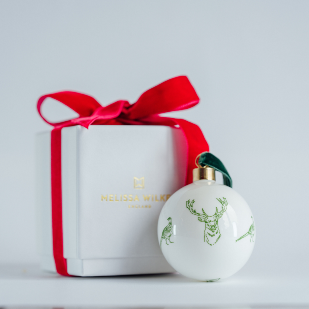 The Cotswolds Stag and Pheasant Bauble