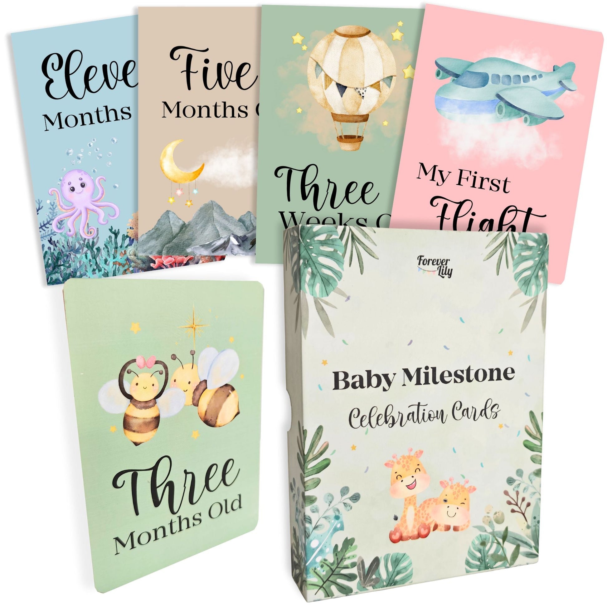 Baby Milestone Cards Pack of 40