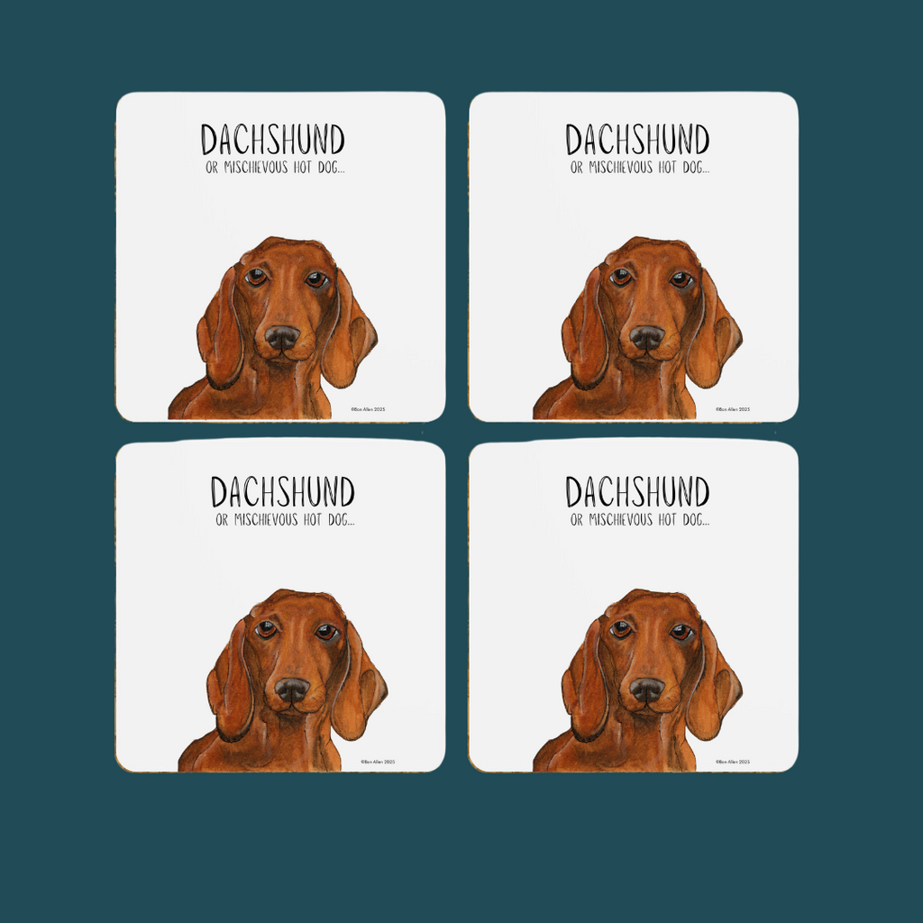 Dachshund Coaster Set of 4