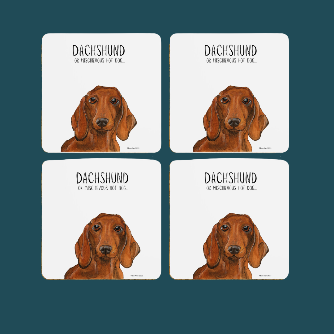 Dachshund Coaster Set of 4