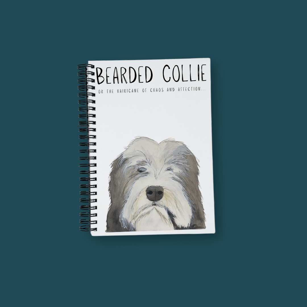 Bearded Collie Notebook of Genius