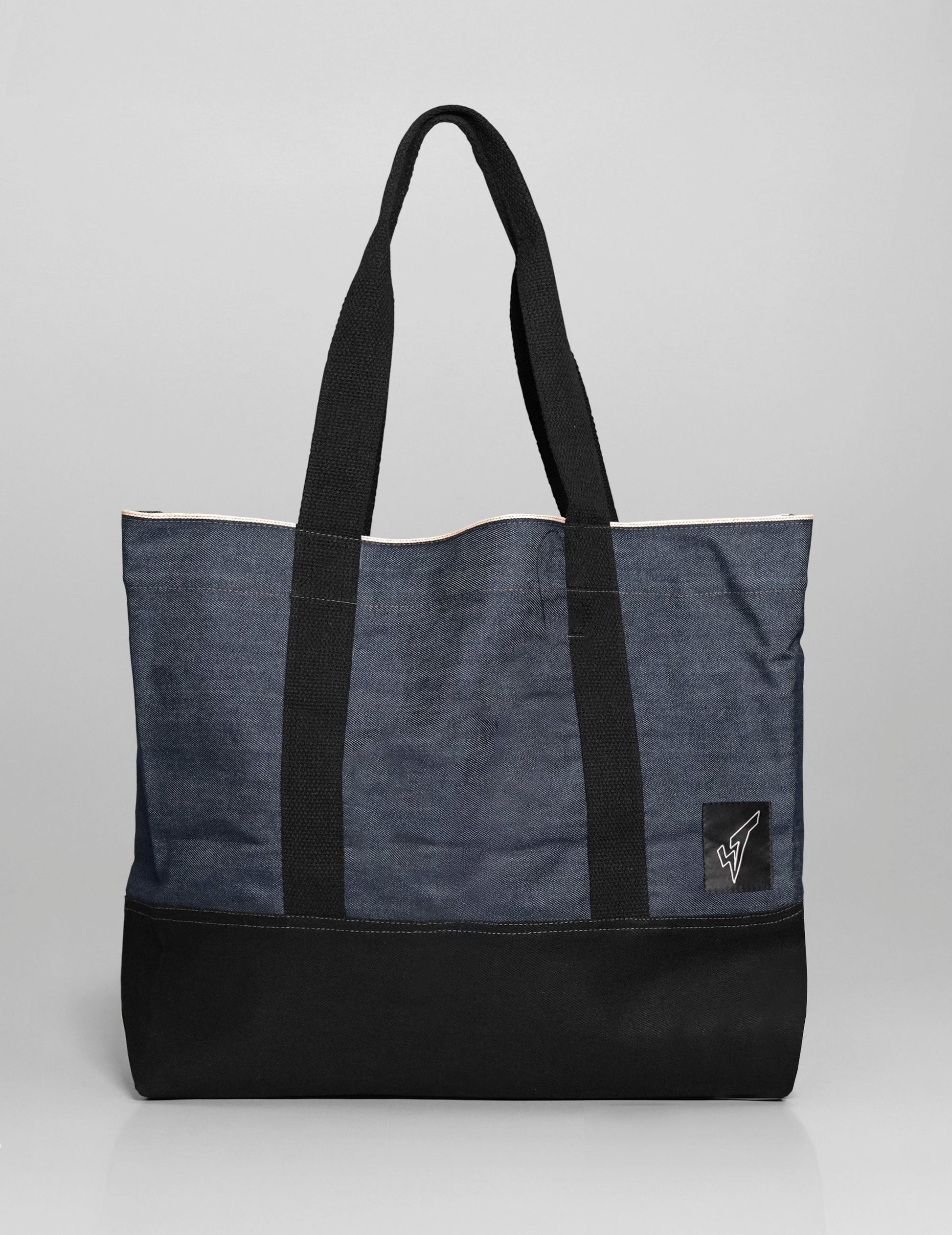 Blue Denim Holdall Bag