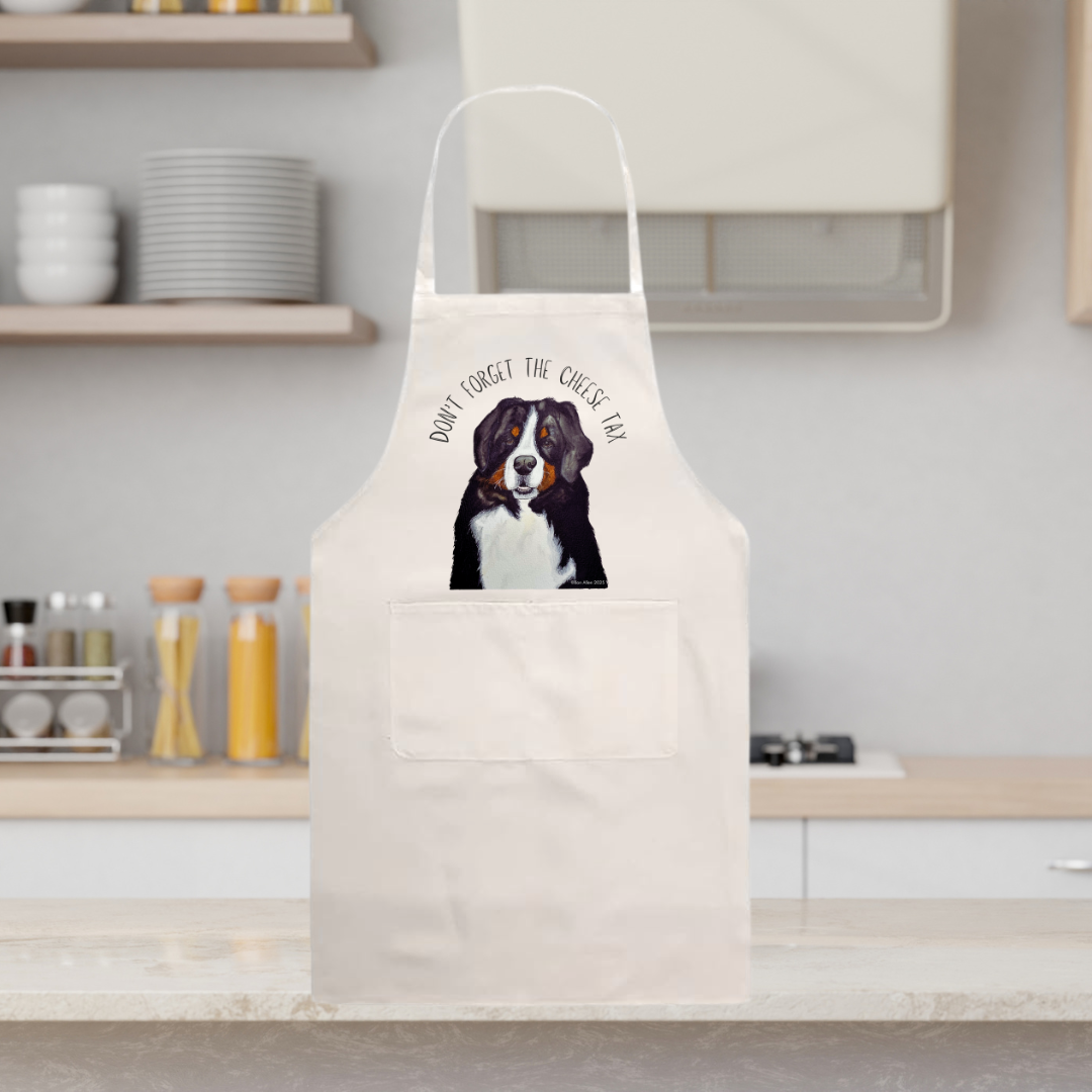 Kitchen Patrol Apron for Bernese Mountain Dog Lovers
