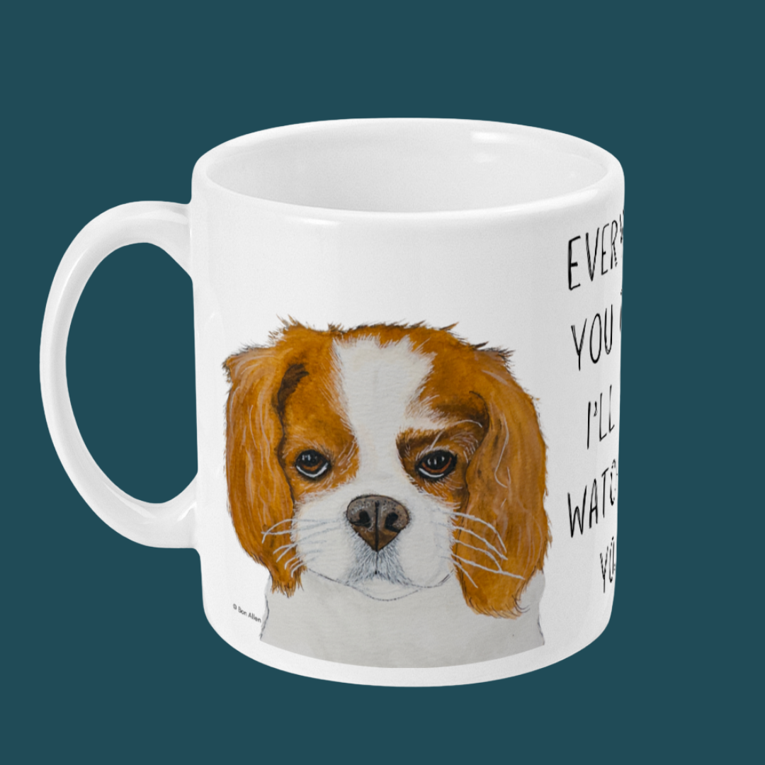 Royal Shadow Mug Cavalier King Charles Spaniel with Attitude