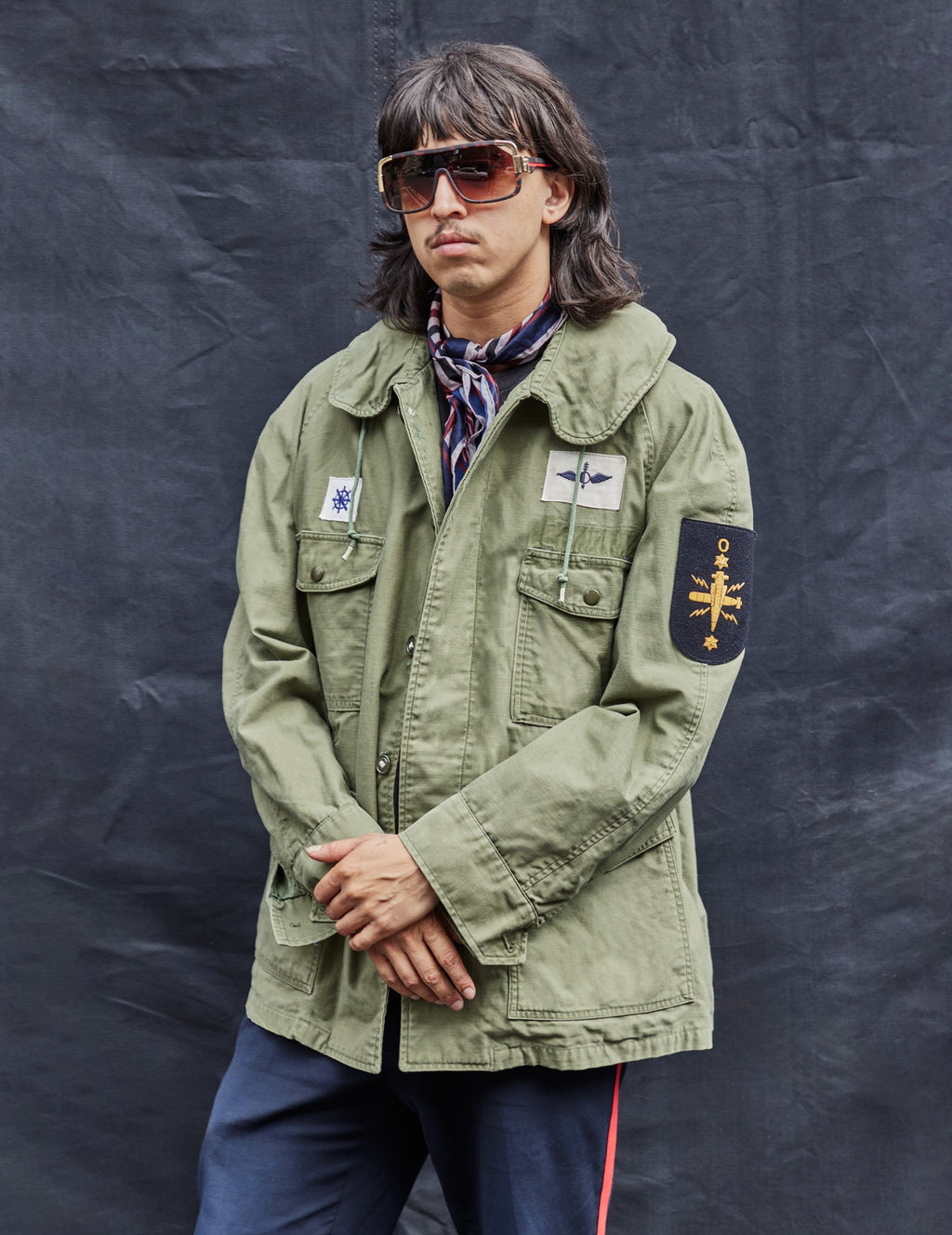 Vintage US Airforce Field Jacket with Removable Hood