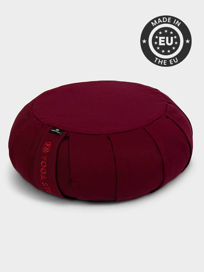Organic Buckwheat Zafu Round Meditation Cushion