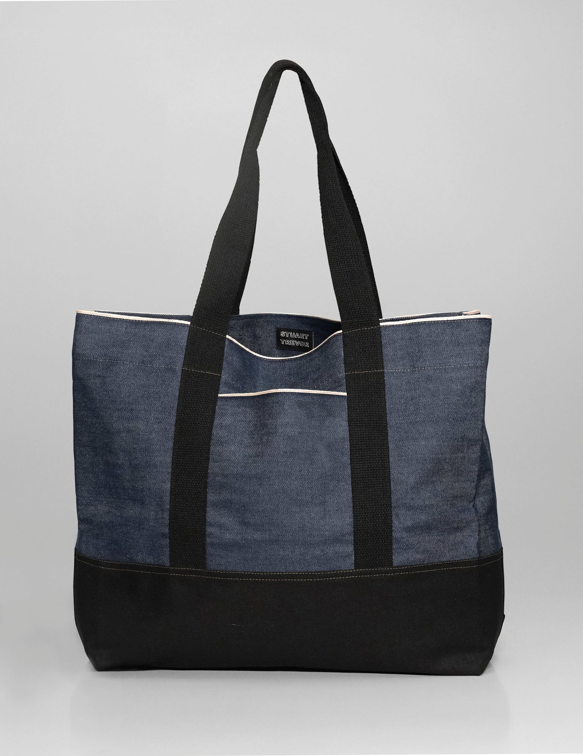 Blue Denim Holdall Bag