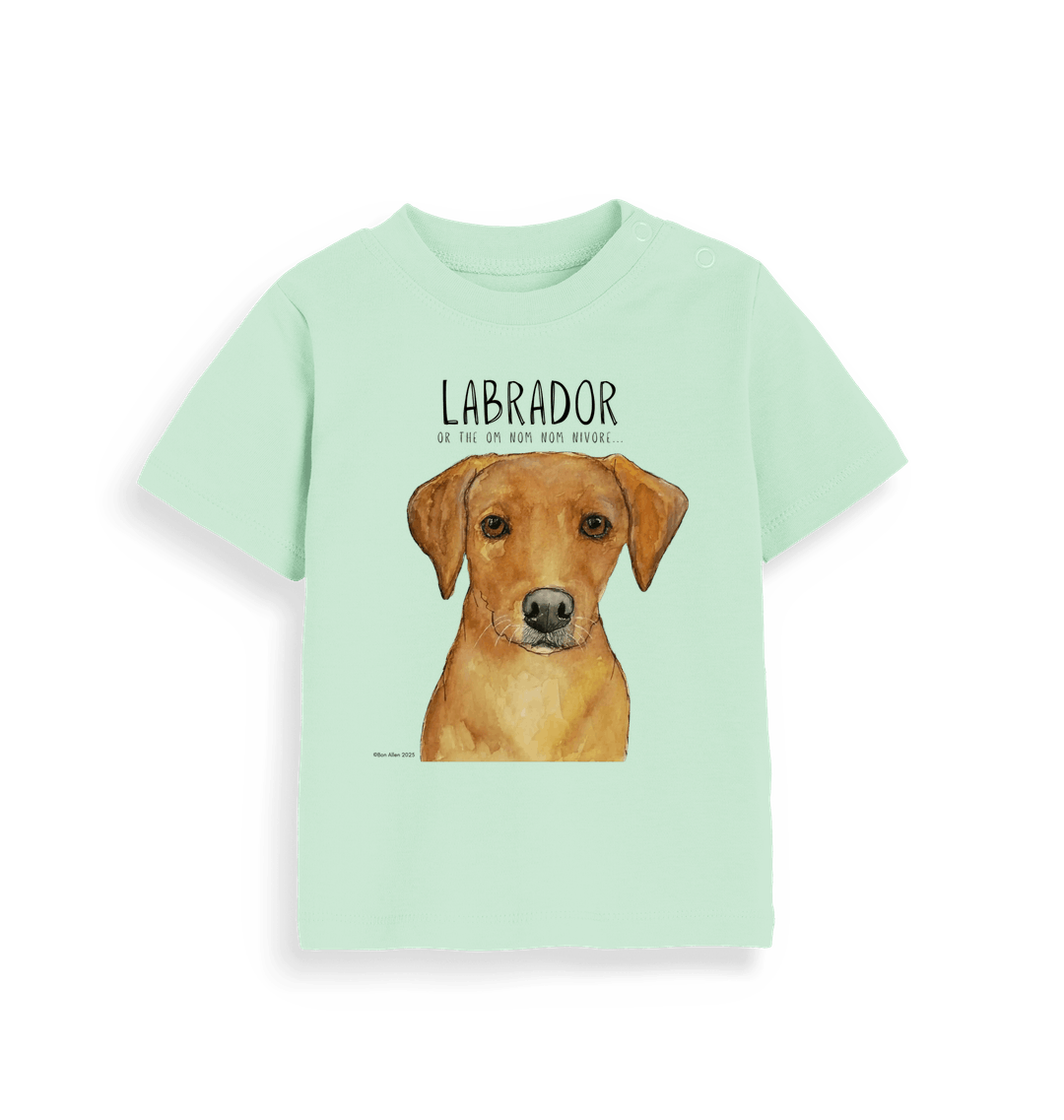 Baby Fox Red Labrador Tee Tiny Tummy Big Appetite