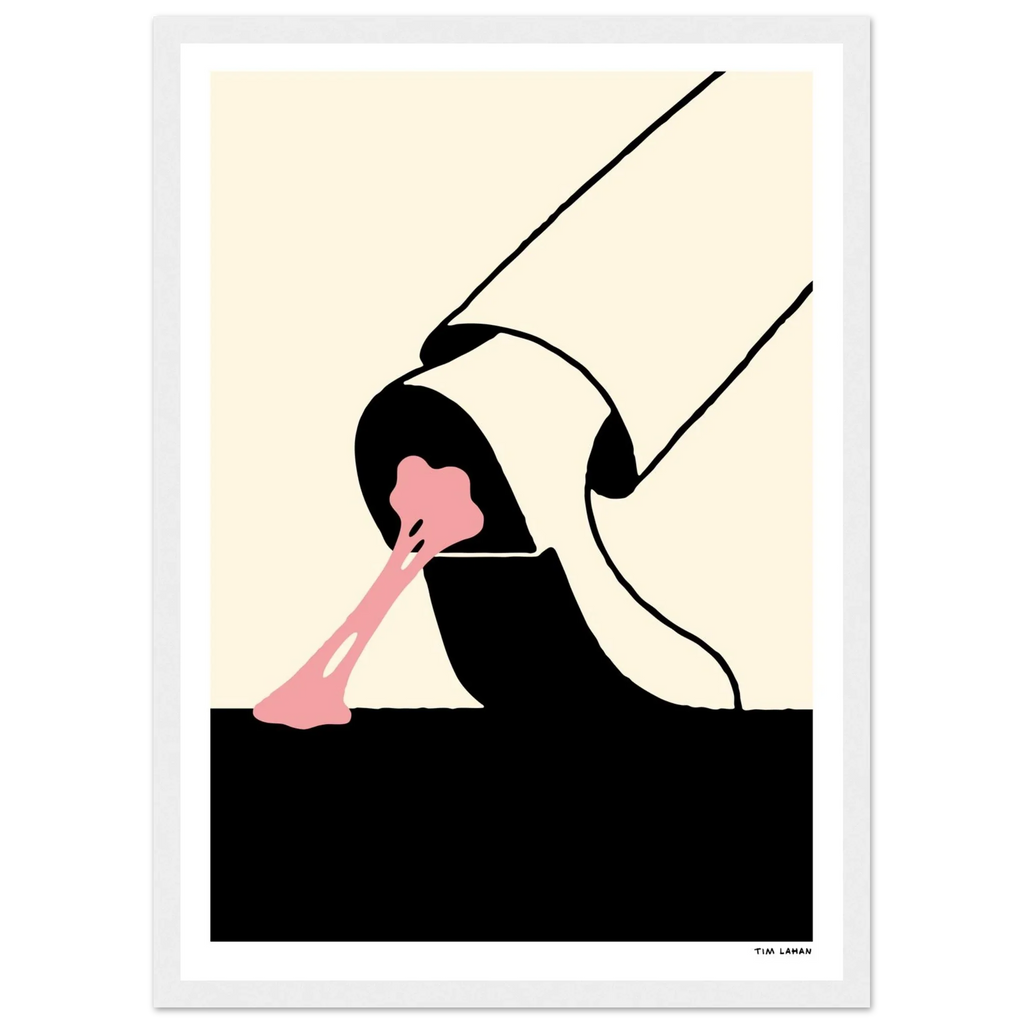 Stuck Framed Print