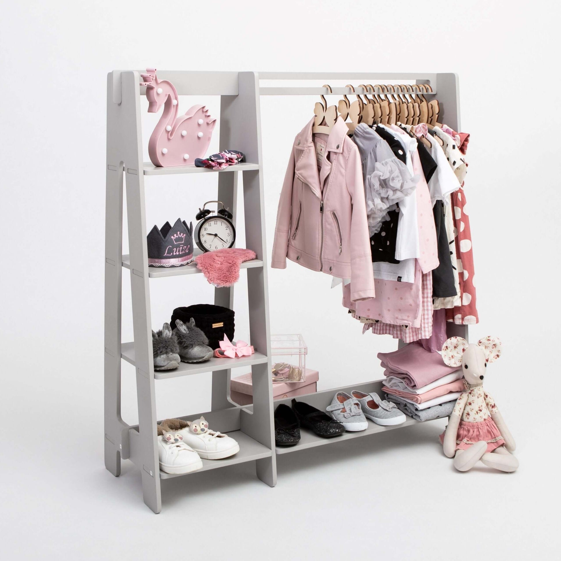 Wooden Toddler Clothing Rack – Montessori Inspired Organizer by Montessori House Bed at www.brixbailey.com