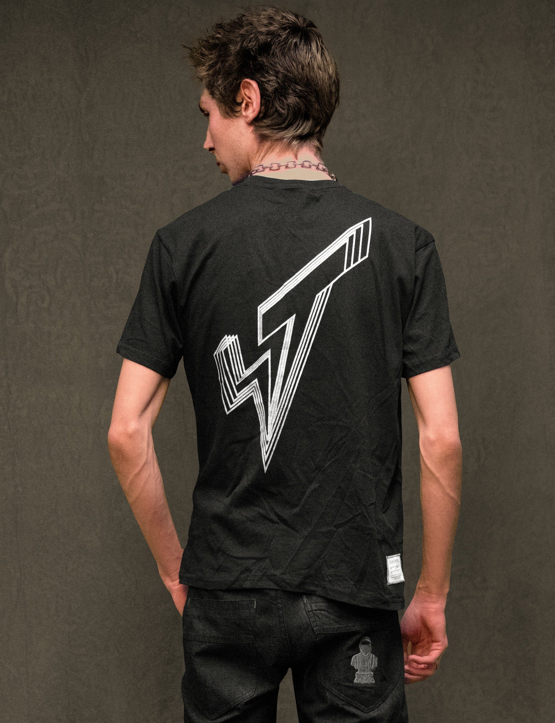 The King Portrait T-Shirt Black