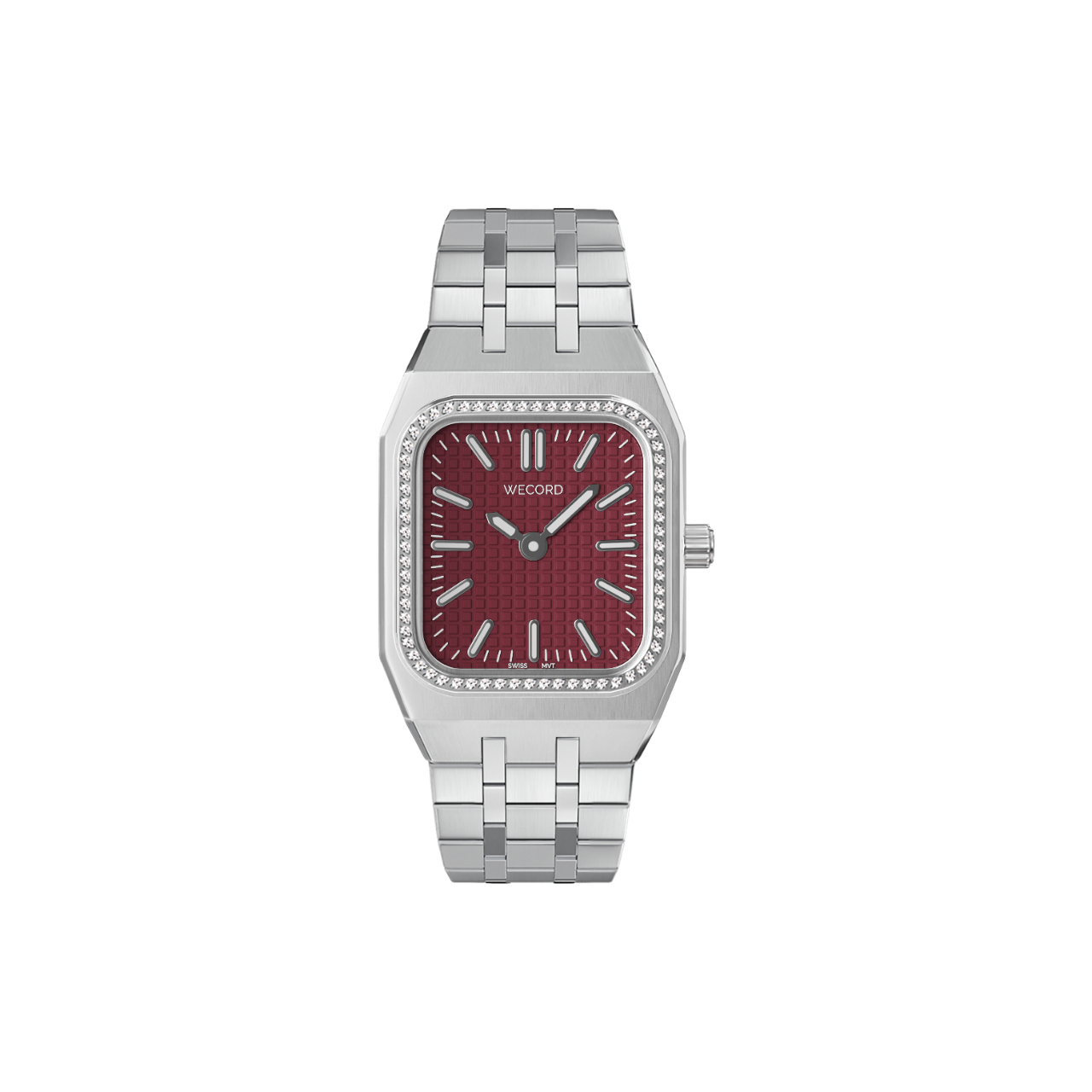 Small Diamond Watch in Stainless Steel