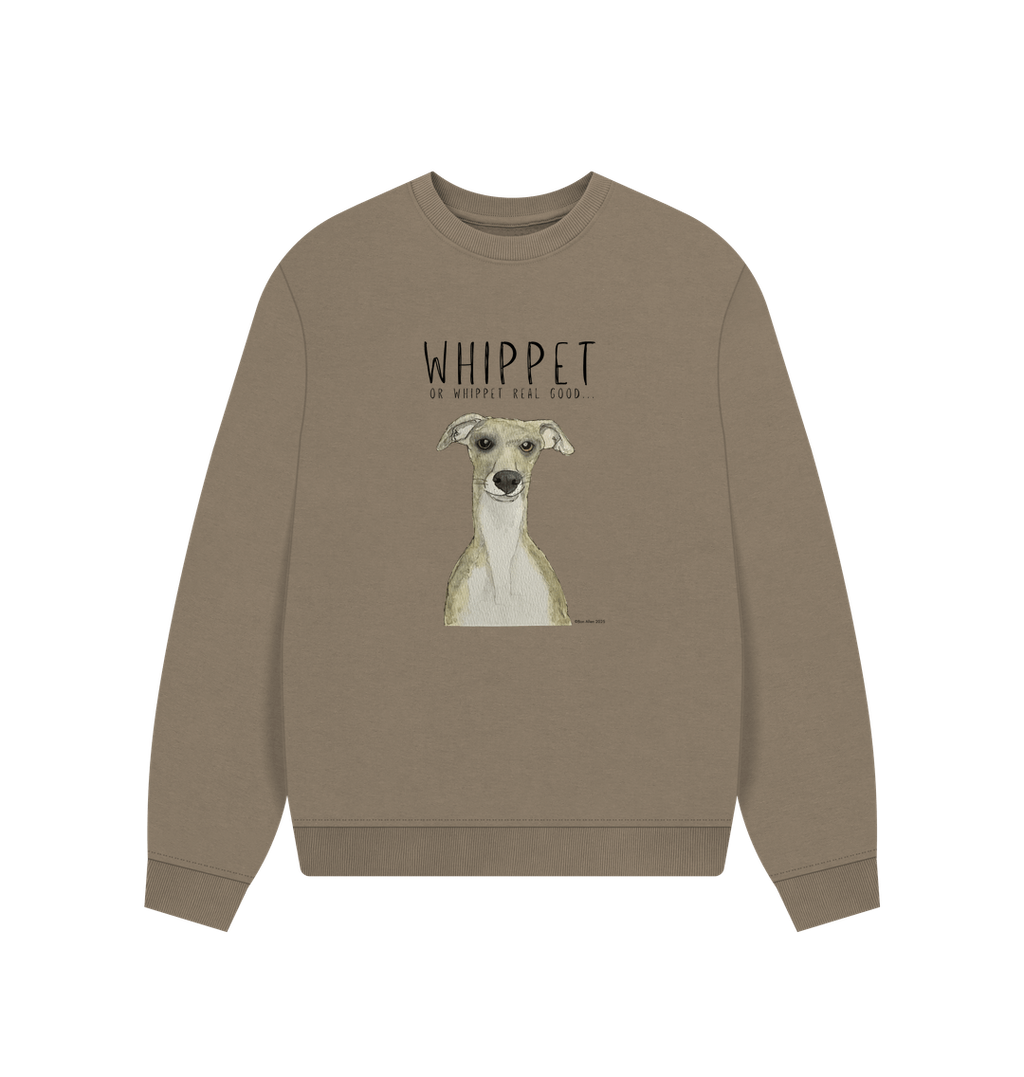 Women's Oversized Whippet Sweatshirt in Organic Cotton