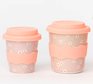 Daisy Chino Cup 8oz with Straw