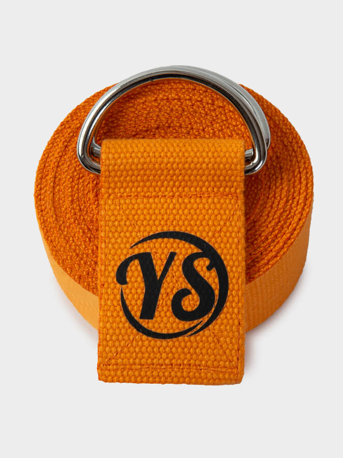Organic Cotton D-Ring Yoga Belt Strap 2.5m