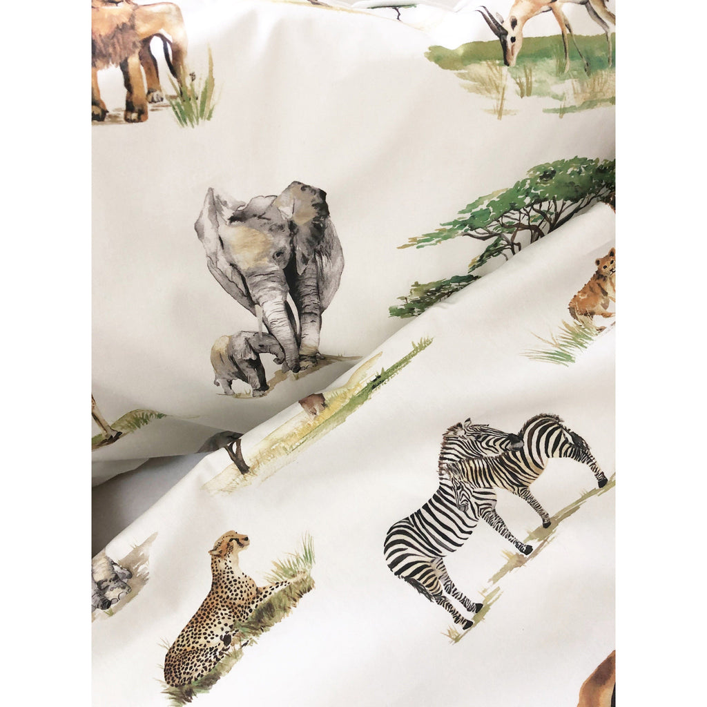 Safari Animals Children's Bedding Set