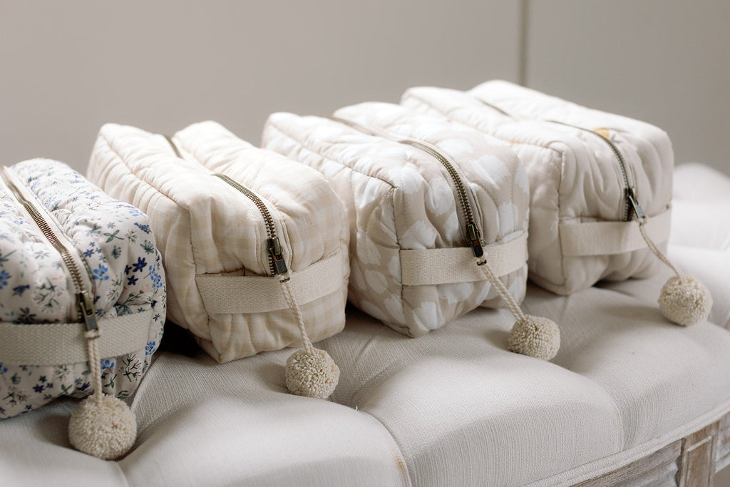 Quilted Washbag - Wildflower