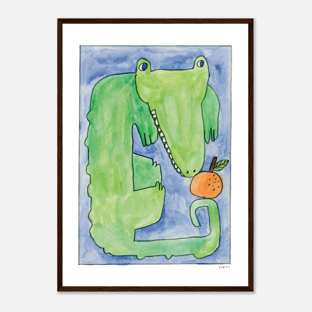 Florida Gator Framed Print by Hayley Deti
