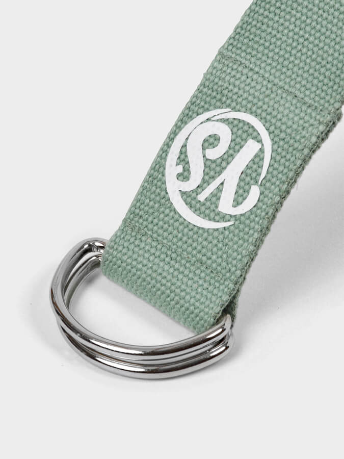 Organic Cotton D-Ring Yoga Belt Strap 2.5m