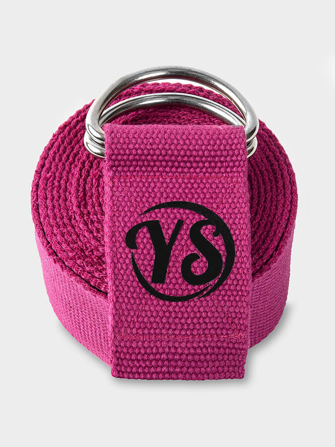 Organic Cotton D-Ring Yoga Belt Strap 2.5m