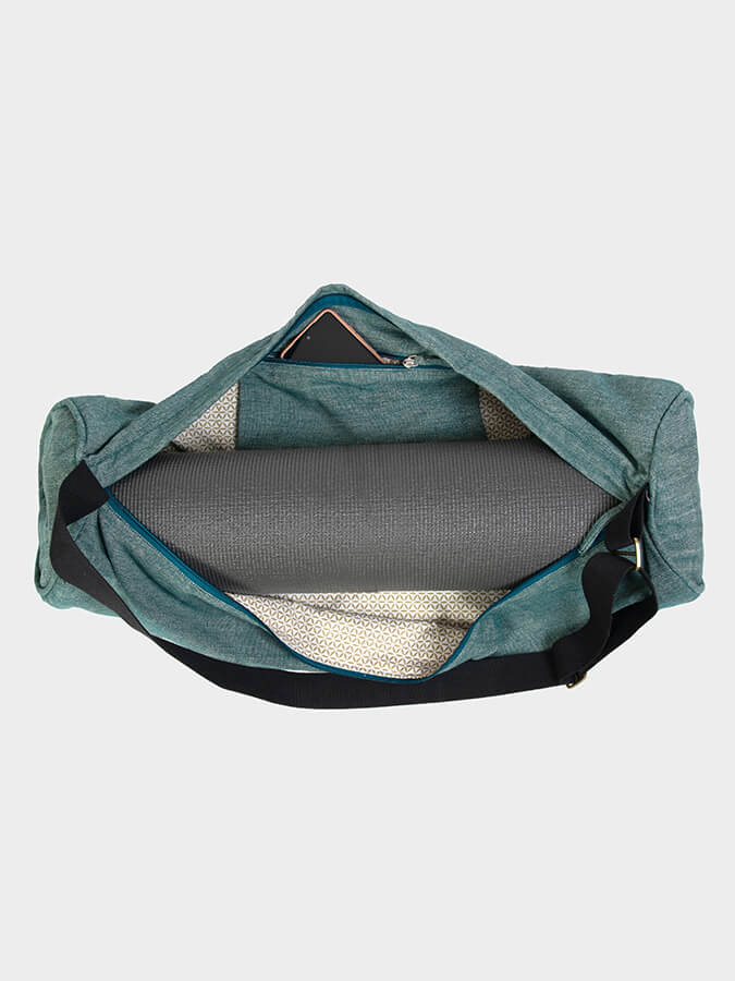 Organic Cotton Two Toned Yoga Mat Bag