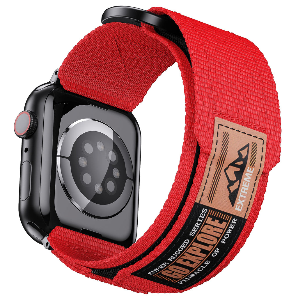The Expedition Scarlet Apple Watch Strap