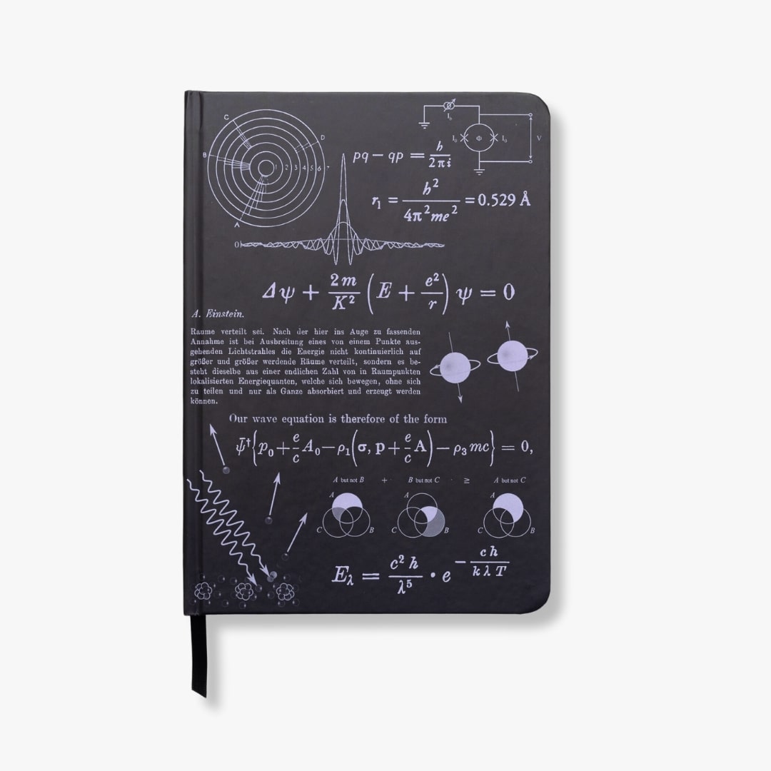 Quantum Physics A5 Hardcover Notebook