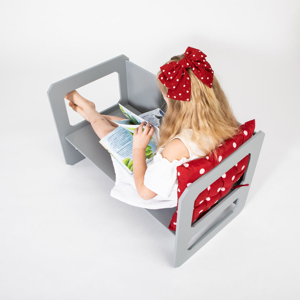 Montessori Weaning Table & Chair Set – Handcrafted & Eco-Friendly by Montessori House Bed at www.brixbailey.com