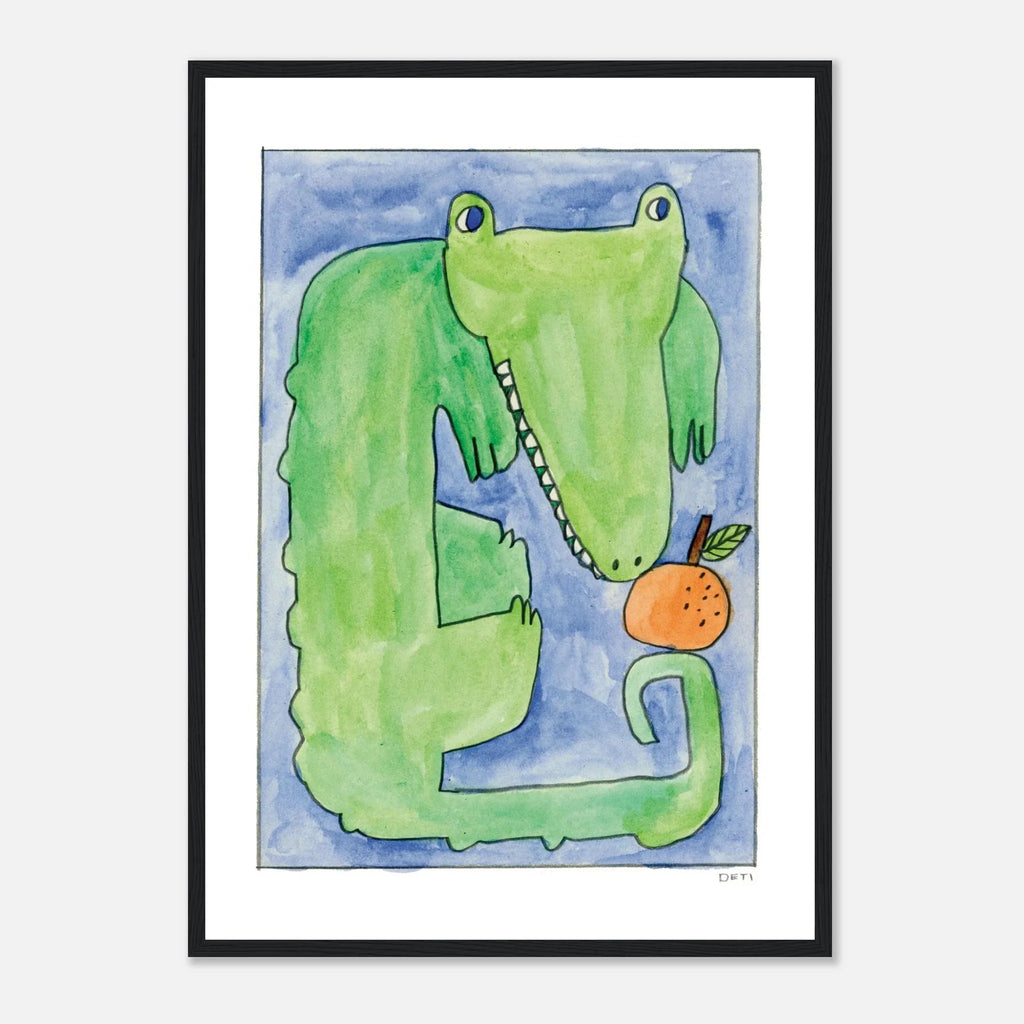 Florida Gator Framed Print by Hayley Deti