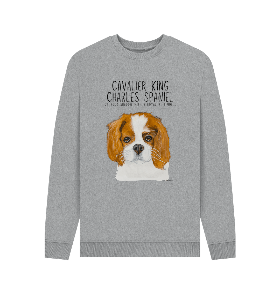 Shadow of a King Eco-Luxe Men's Sweatshirt with Cavalier Royal Flair