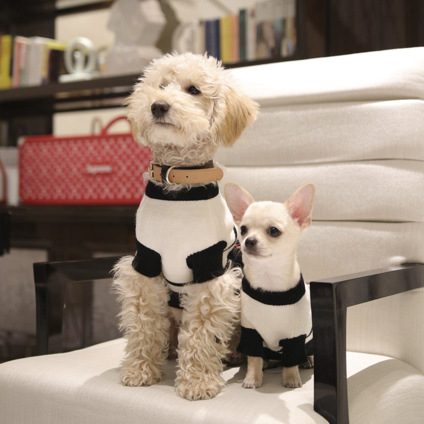 Logo Stripe Jumper Black
