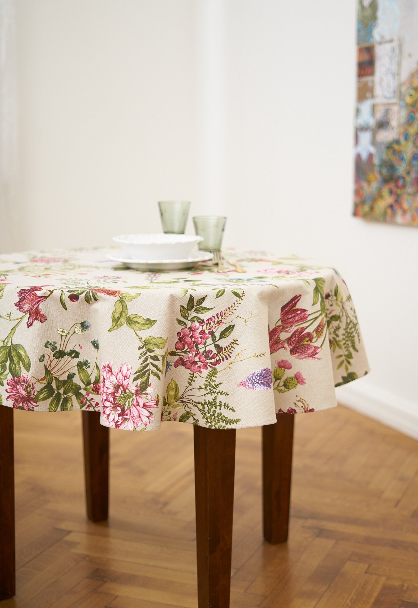 Botanico Wild Floral Tablecloth – Vibrant & Handcrafted by Hortensias Home at www.brixbailey.com