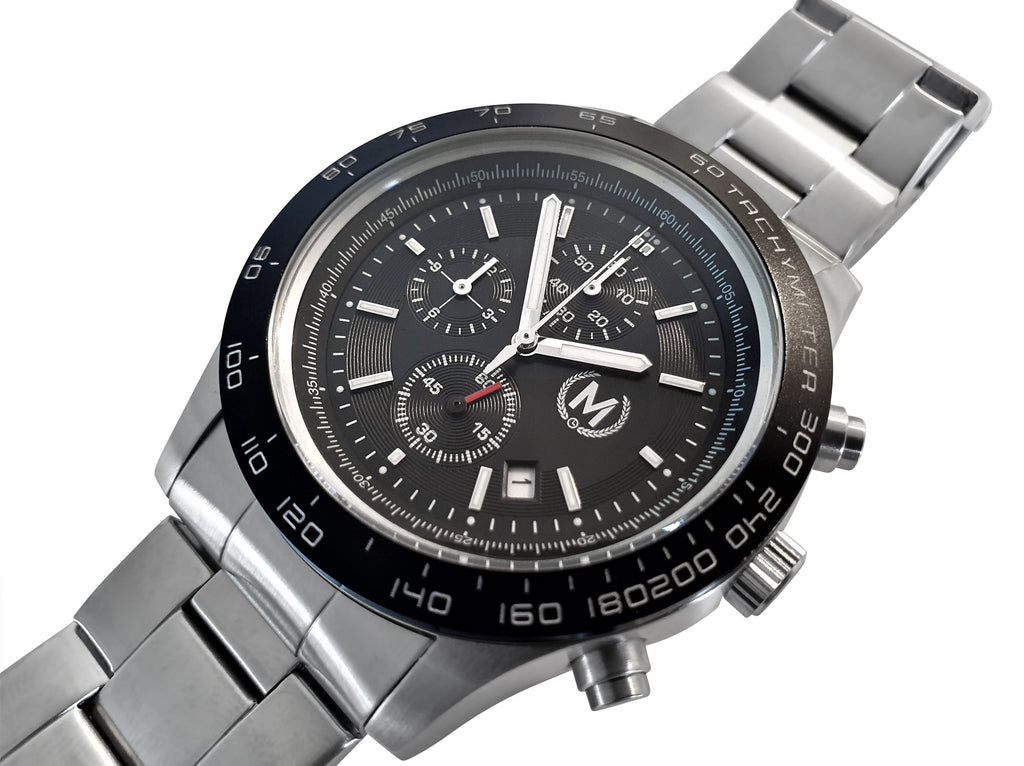 GT Chronograph Watch with Metal Strap