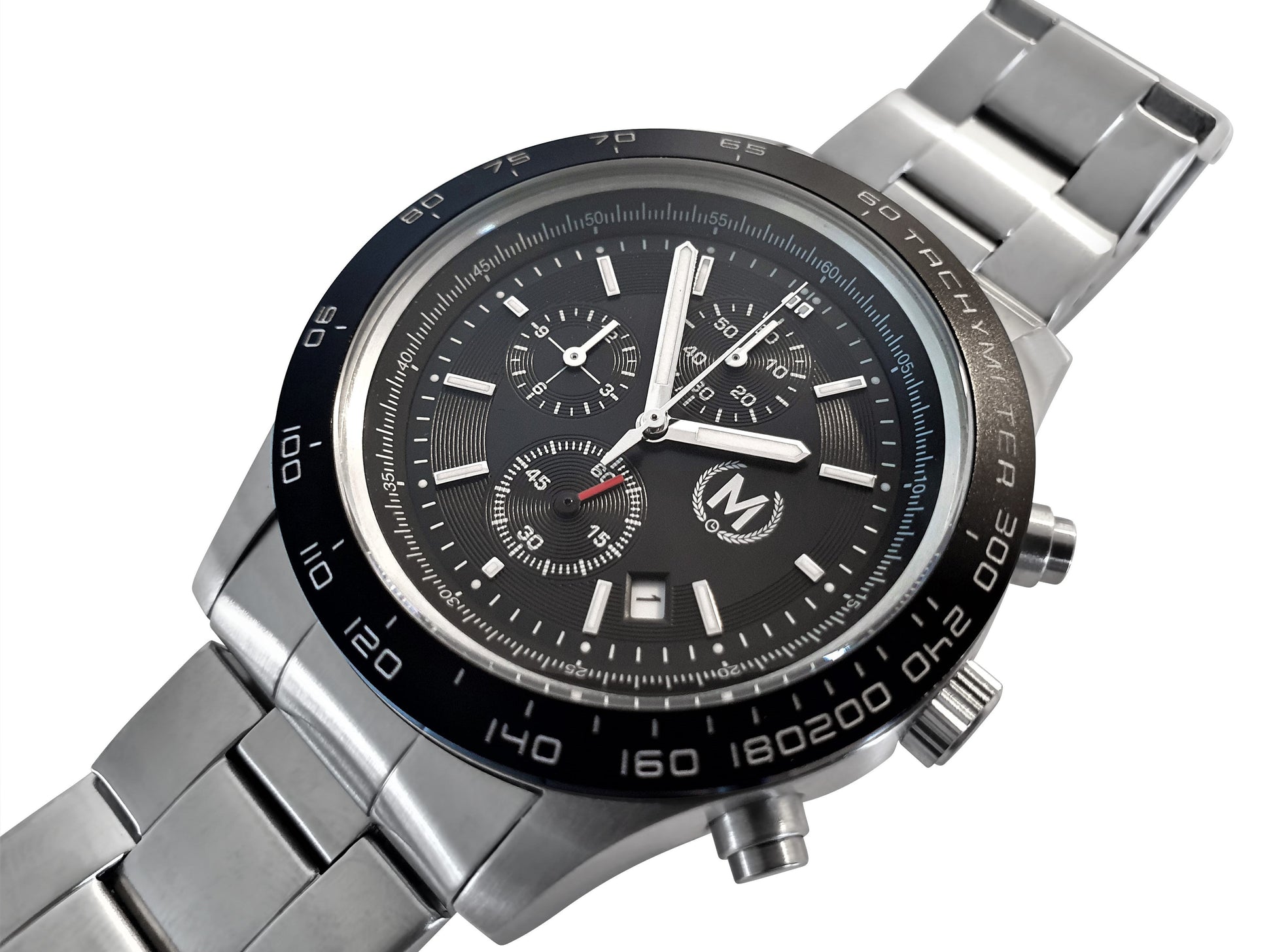 GT Chronograph Watch with Metal Strap