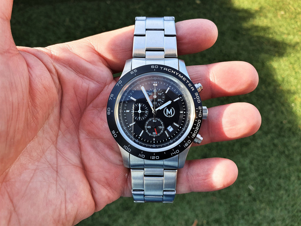 GT Chronograph Watch with Metal Strap