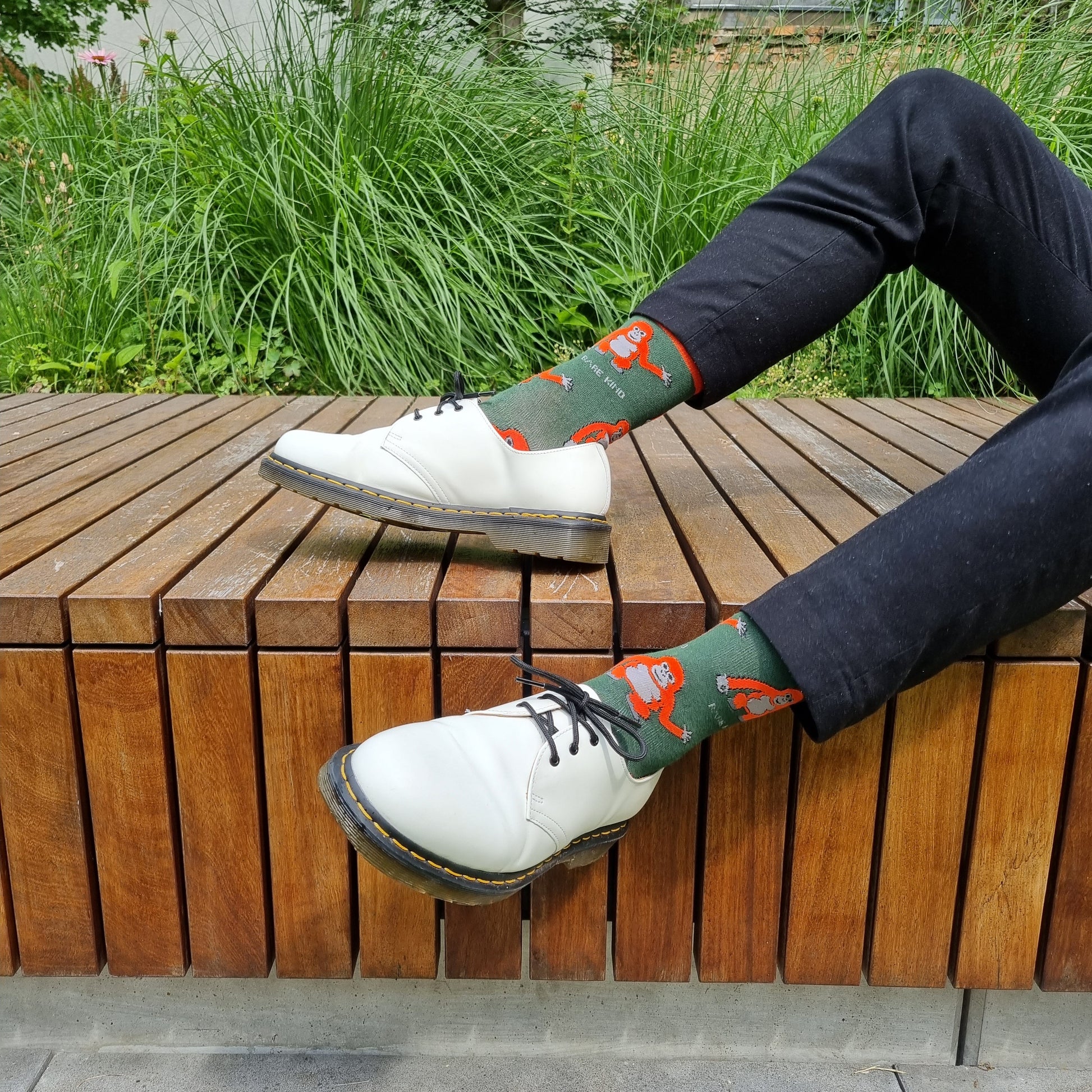 Orange Lover Bamboo Sock Set of 3